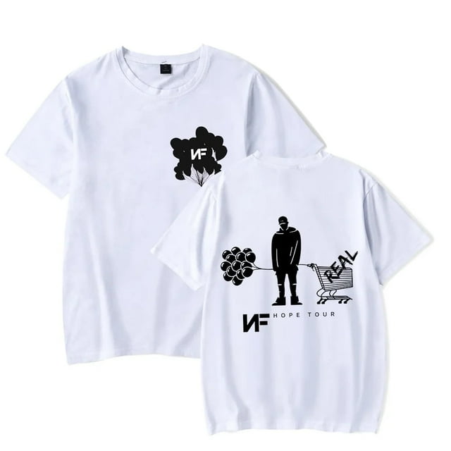CYDZSWYXGS NF Rapper Shirt For Fan Merch Popular Graphics sided Print Round Neck Unisex Trendy Casual Short Sleeve T-Shirt Top