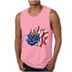 thumbnail image 1 of Tanques para Hombre para el Verano Solto Chaleco Impresión Deportivo Cuello Redondo, Casual, 1 of 3