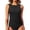 Black #41, variant on High Neck Tankini Tops for Women Sleeveless Tummy Control Bathing Suit Top Stretchy Modest No Bottom Swim Tank Top Black 2XL