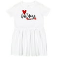 thumbnail image 3 of Inktastic Bulldogs with Heart and Arrow Girls Toddler Dress, 3 of 5