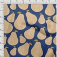 thumbnail image 3 of oneOone Cotton Flex Medium Blue Fabric Fruits Craft Projects Decor Fabric Printed By The Yard 40 Inch Wide, 3 of 4