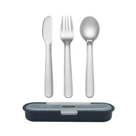 Mainstays 4-Piece Swirl Stainless Steel Dinner Knife Set, Silver Tableware