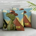 thumbnail image 3 of JEUXUS  The Soldier Decorative Throw Pillow Covers Soft for Couch Sofa Bedroom Living Room Outdoor, 3 of 5