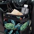 thumbnail image 6 of Turtle Seamless Foldable Car Trash Can with Lid, Leak-proof Mini Garbage Bin, Hanging Storage Bag, 6 of 6