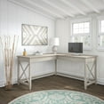 thumbnail image 2 of Bush Furniture Key West 60" L Shaped Desk, Washed Gray, 2 of 8