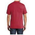thumbnail image 2 of Men's Core Blend Cotton/Polyester Pocket Tee Red 2X-Large, 2 of 4