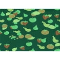 thumbnail image 1 of Ahgly Company Machine Washable Indoor Rectangle Transitional Dark Forest Green Area Rugs, 8' x 12', 1 of 7