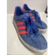thumbnail image 2 of Adi-das Munchen Shoes Mens Size 12 Striped Suede Originals Trainers Blue Red, 2 of 6