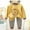 Yellow, variant on SGFCWSX Girls Winter Set Toddler 2 Piece Outfits Print Sweatshirts and Striped Pants Sets Yellow Size 6 Years
