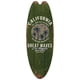 thumbnail image 1 of Tablas de Surf Decorativas SurfCrest 1Pza 16x45cm Madera Tabla de Surf., 1 of 4