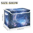 thumbnail image 5 of Yayeee Collapsible Cube Storage Bin with Lid Fabric Closet Decorative Basket with Handles, Crystal Ball, 5 of 7