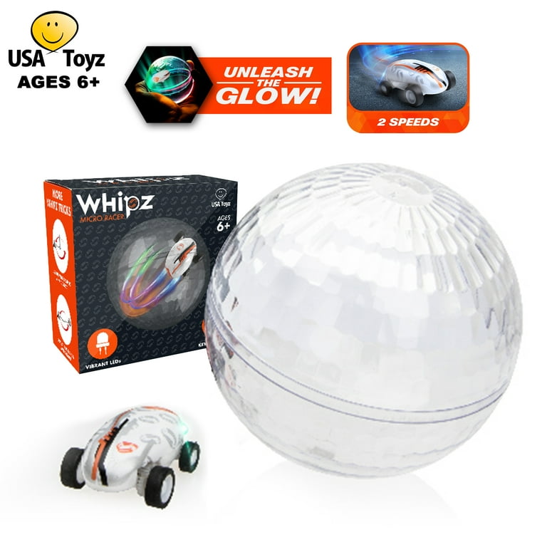 USA Toyz Whipz Micro Racer Car Fidget Toy with LED Light