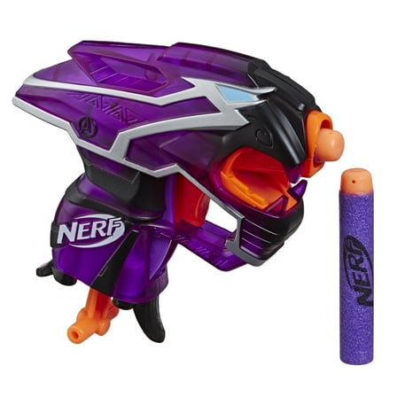 Nerf Black Panther Microshots Marvel Toy Blaster - Includes 2 Official Elite Darts - for Kids, Teens, Adults