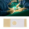 thumbnail image 4 of Ostomy Abdominal Belt, Ribbed Fabric  Ostomy Belt Long Lasting Elastic  For Home For Colostomy Patients M,L,XL, 4 of 8