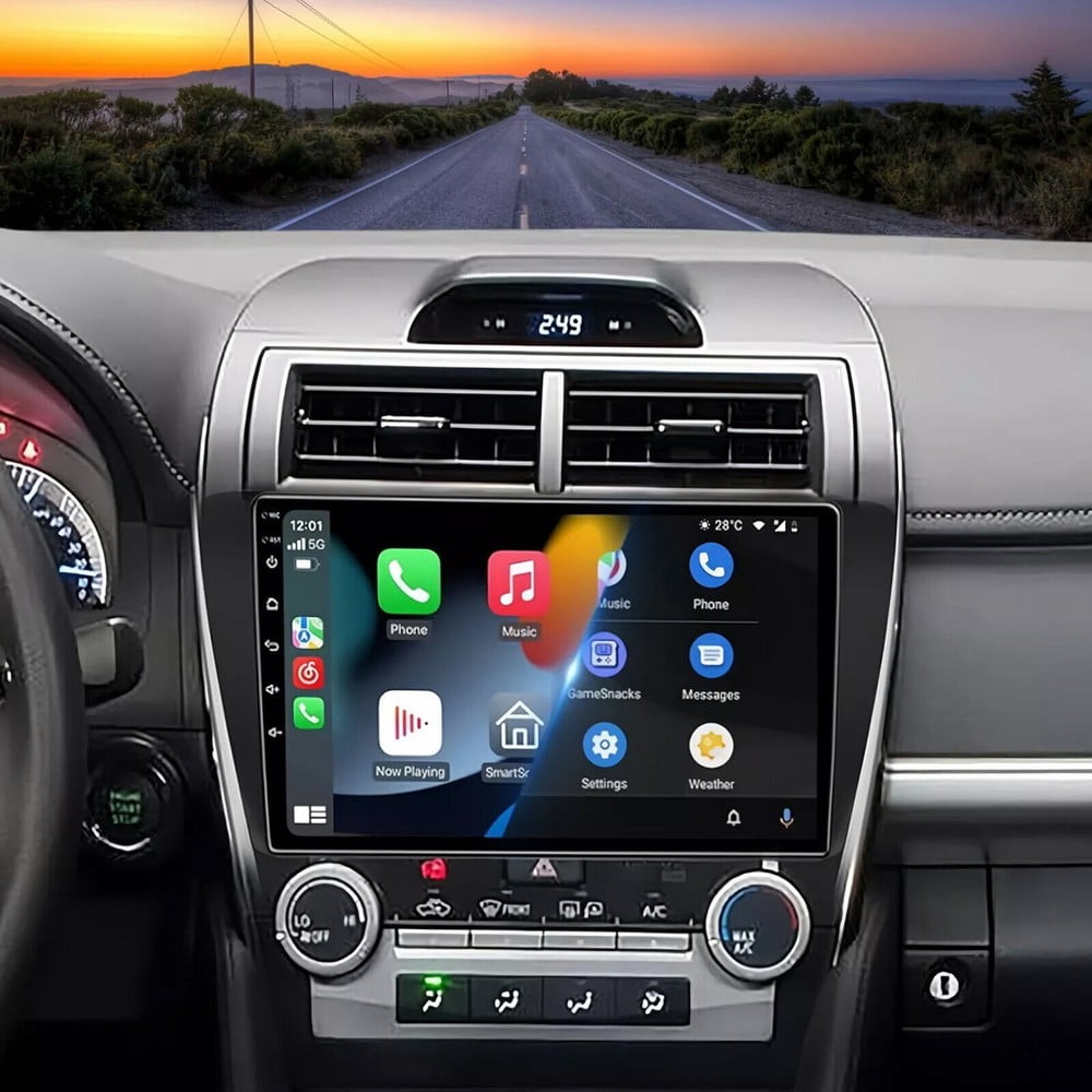 For Toyota Camry 2012 2013 2014 Radio Car Apple Carplay Android GPS Navigation SWC Wifi+Camera