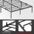 thumbnail image 5 of Jojoka 16 Inch Full Size Metal Platform Bed Frame with Heavy Duty Steel Slats, Noise-Free Design, Reinforced Center Support, Under-Bed Storage Space, and No Box Spring Needed, 5 of 8