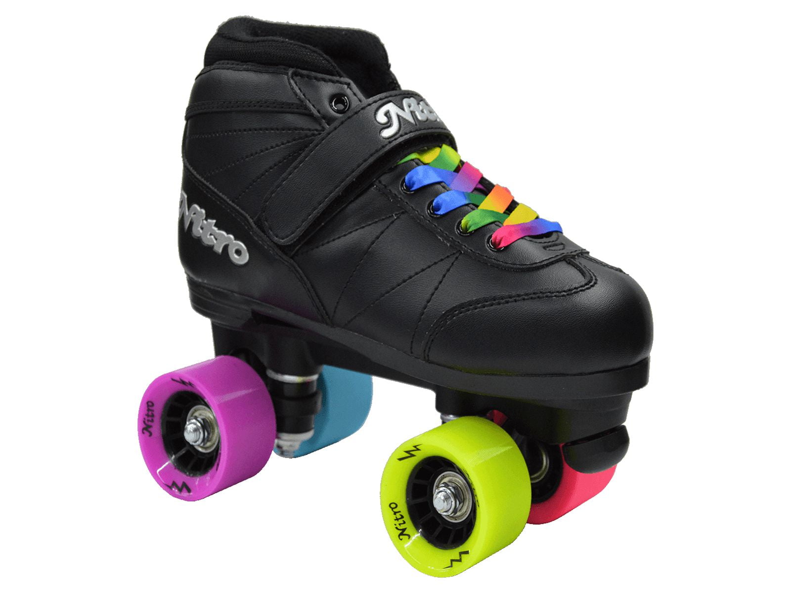 Epic Rainbow Nitro Quad Speed Skates
