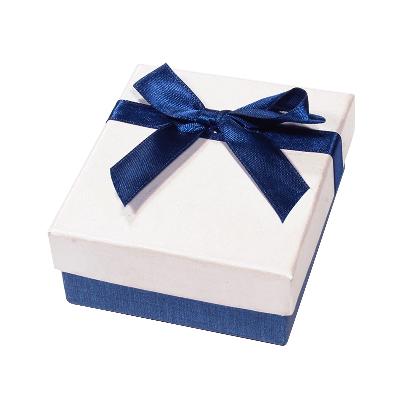 10 pcs Gift Boxes Bowknot Small Delicate Square Cube Ring Box for Birthday 