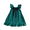 Green, variant on LYMAYTER Ruffle Flutter Sleeve Dress for 1-6Y Girls Summer Breathable A Line Dress With Back Bow