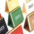 thumbnail image 5 of Limei Mini Portable Desk Calendars from Jul 2022 Dec 2023 Minimalist 2 36" x 3 35" Standing Desktop Calendar Mini Stand Up Flowers Calendar for Home Office & School, 5 of 7