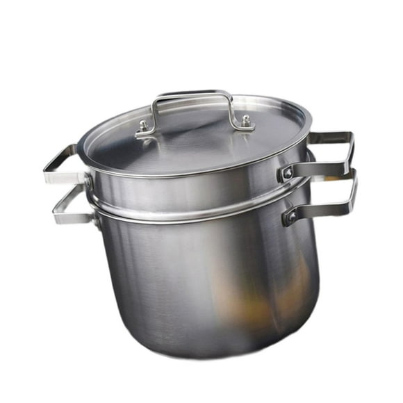 Lipstore Sauce Pot Ergonomic Handle with Lid Pasta Pot for Blanching Soup Boiled Eggs