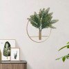 thumbnail image 1 of 1 planta decorativa redonda para pared, con aro metálico redondo para colgar., 1 of 7
