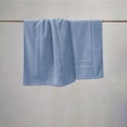 thumbnail image 2 of Feather & Stitch 2 Piece Towel Like Bath Mats - 30x21 Inch, 100% Cotton Terry Bath Mat, Bathroom Shower Floor Mats [NOT A Bathroom Rug], Soft Absorbent Washable Mats- Pool Blue, 2 of 9