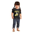 thumbnail image 4 of Funny Fruit Pun That's Bananas Toddler Boy Girl T Shirt Infant Toddler Brisco Brands 6M, 4 of 5