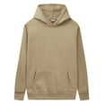 thumbnail image 2 of CONZONE Mens Casual Hoodies Long Sleeve Pullover Hoodie for Men Solid Hooded Sweatshirts With Pocket, 2 of 6