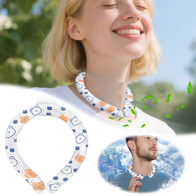 WIHJ Neck Tube Wearable Neck Wraps For Summer Heat Hands Cold Pack Reusable Neck Cooler 100ml