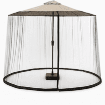 Cyclone Sound Premium 9ft Patio Umbrella Bug Screen Net Mosquito Blocker Fly Stopper Backyard Sun Shade Mesh Umbrella Net