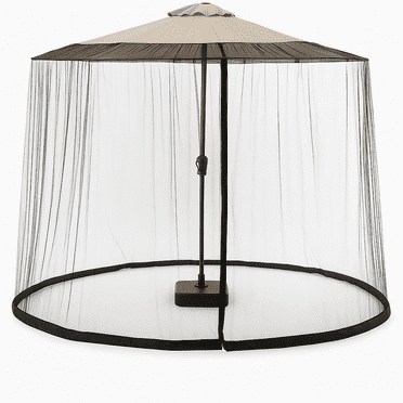 Cyclone Sound Premium 9ft Patio Umbrella Bug Screen Net Mosquito Blocker Fly Stopper Backyard Sun Shade Mesh Umbrella Net