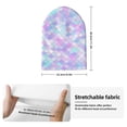 thumbnail image 2 of Kdxio Rainbow Scales Winter Beanie for Men Women Beanie Knit Hat Cuffed Cap Beanie Knit Chunky Snow Cap, 2 of 6