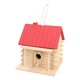 thumbnail image 2 of Casa para pájaros para el jardín, refugio para pájaros como regalo, para armar, colgante para el Rojo, 2 of 8