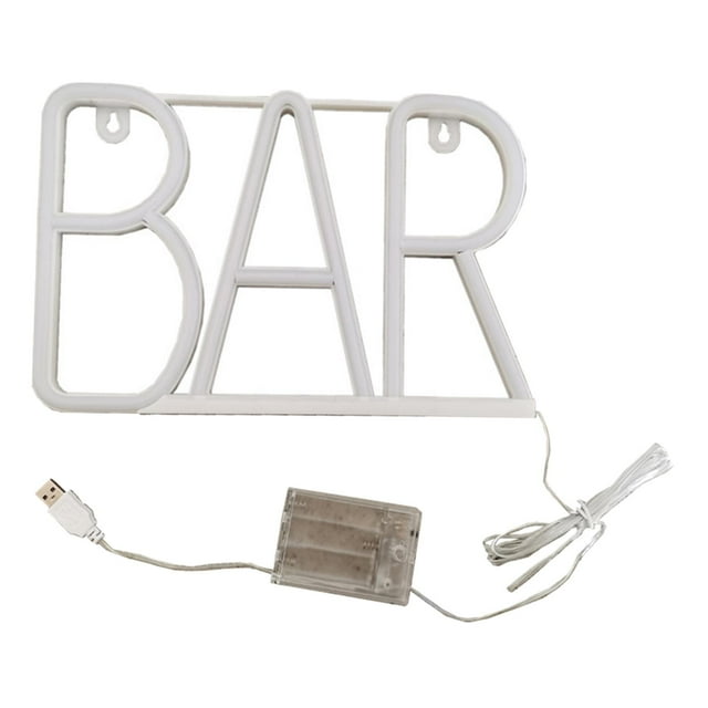 Letrero de neón LED Fernando con barra de letras USB azul para bar decoración de pared