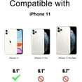 thumbnail image 5 of Compatible with iPhone 11 Case Cute 3D Astronaut Stand Design Camera Protection Shockproof Soft Back Cover for Apple iPhone 11 Phone Case Dark Green, 5 of 13