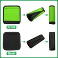 thumbnail image 3 of Uxcell 3 Pcs Envoltura de Asa de Equipaje para Maleta, Cubierta de Agarre de Neopreno Protector Identificadores de Equipaje para Bolsa de Compras, Verde Fluorescente, 3 of 7