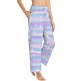 thumbnail image 2 of Balery Striped Gradient print Women's Pajama Pants,Ultra Lightweight Pjs,Lounge Pant-XX-Large, 2 of 9