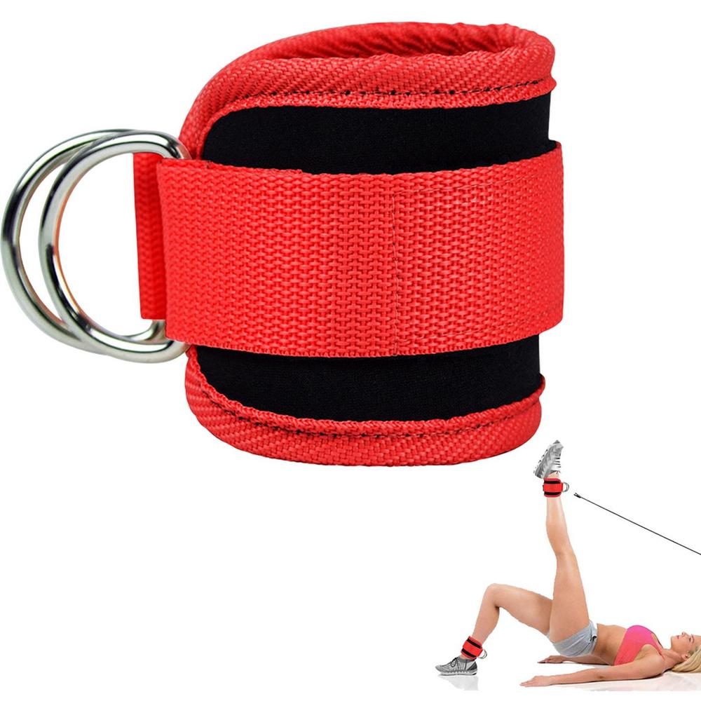 Huoge Ankle Straps Sweatproof Ankle Cuffs for Cable Machine Ankle Bands