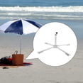 thumbnail image 1 of Soporte para sombrilla de playa, base para sombrilla de verano, soporte para sombrilla de exterior, para patio, césped, pesca, camping, 1 of 8