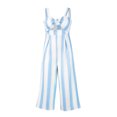 thumbnail image 1 of Mono de pierna ancha para mujer Sunnimix XL Azul, 1 of 8