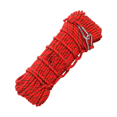 thumbnail image 4 of Soidarity Cuerda de escalada Poliéster Antideslizante Alambre resistente al desgaste Múltiples cuerdas de seguridad Paracord Cordón de senderismo carpas Rojo 1 m Soidarity OD000925-02B, 4 of 6
