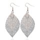 thumbnail image 2 of Pendientes largos de moda, estilo bohemio, con forma de hoja hueca, estilo vintage, para mujer., 2 of 3