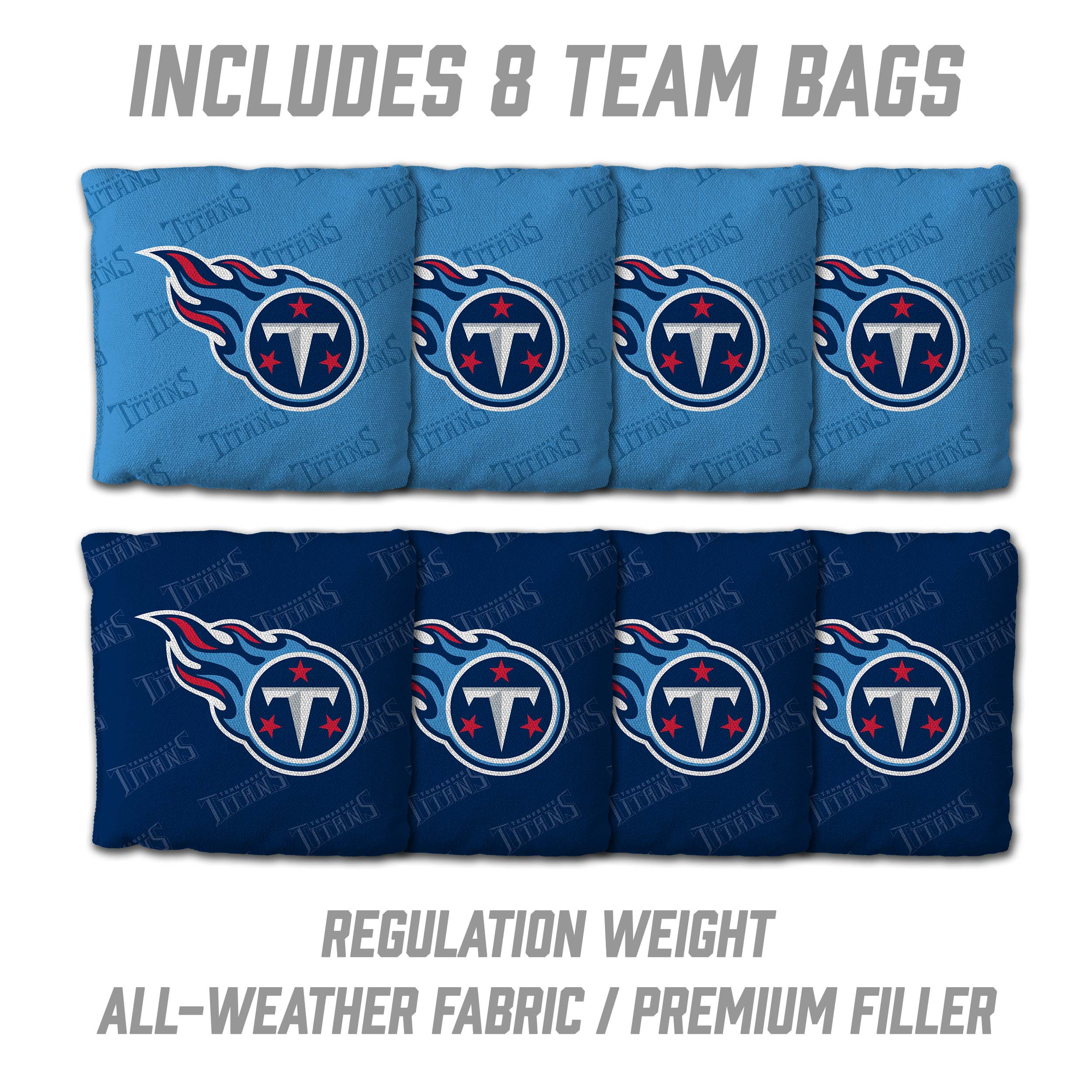 YouTheFan NFL Tennessee Titans 2x4 Slogan Series Cornhole