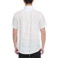 thumbnail image 2 of Brooks Brothers mens  Regular Fit Linen Shirt, XL, White, 2 of 3