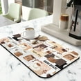 thumbnail image 2 of Coffee Mat 19inx12in,Coffee Bar Mat for Countertops,Absorbent Hide Stain Anti-Slip Coffee Bar Accessories Fit Under Coffee Machine Mat,Dish Drying mats for Kitchen, 2 of 5