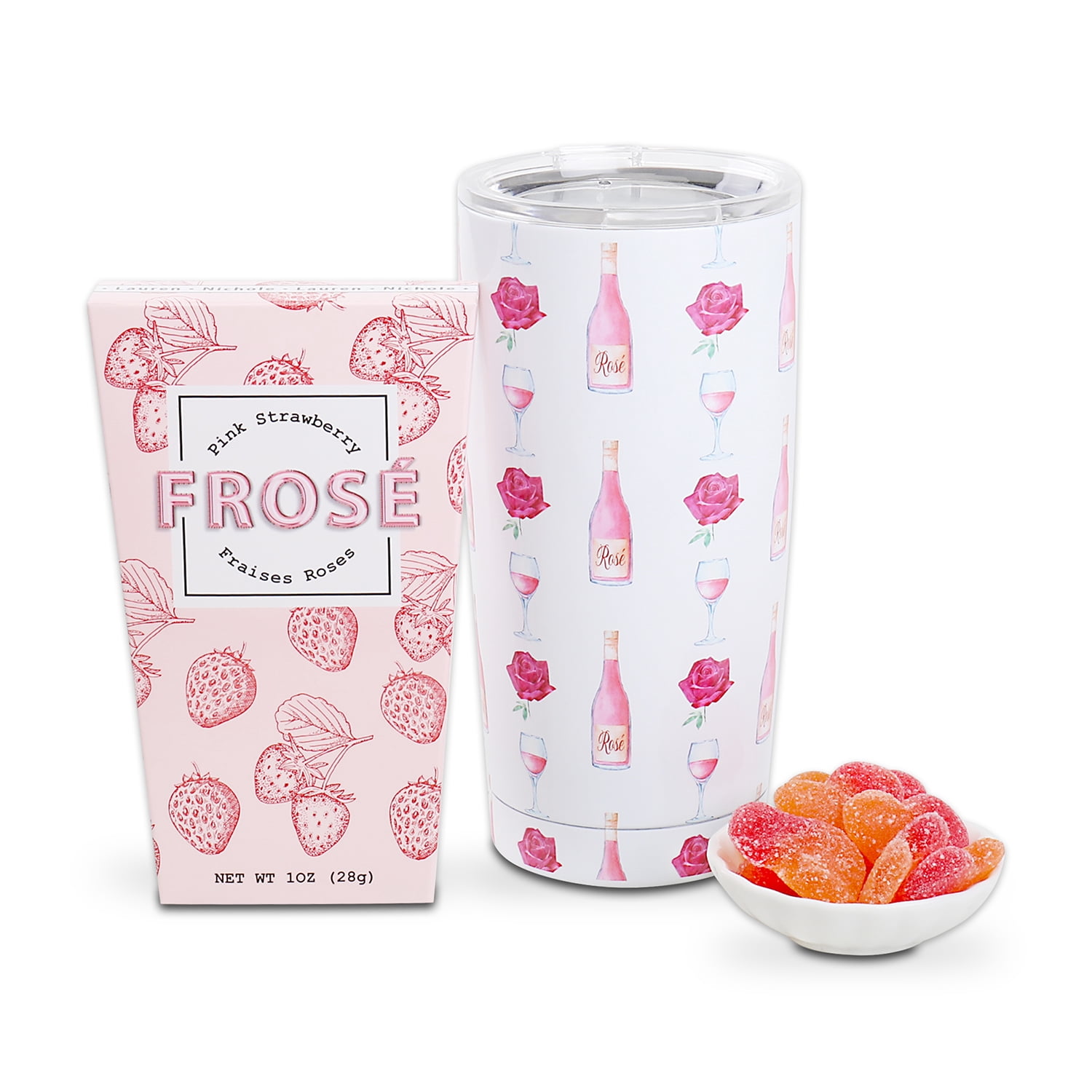 Alder Creek Gift Baskets Pop The Bubbly Tumbler (3 Items)