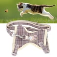 thumbnail image 1 of Cat Harness And Leash, Kitten Adjustable Small Large Lightweight Soft Vest Cat Harness Escape Proof Kitten Harness And Leash Set Breathable Cat Vest for, 1 of 7