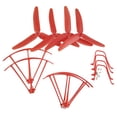 thumbnail image 1 of Milaget Pièces de Rechange pour Pare-Chocs et Train d'Atterrissage 3-Wing pour X5UW X5UC RC Rouge, 1 of 9