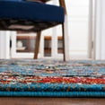 thumbnail image 5 of SAFAVIEH Vintage Hamadan Maegan Oriental Area Rug, Blue/Red, 6'7" x 6'7" Square, 5 of 9